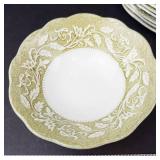 Meakin Renaissance English Dinnerware Set - 8 Dinner Plates, 8 Small Plates, 4 Bowls, 1 Platter