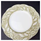Meakin Renaissance English Dinnerware Set - 8 Dinner Plates, 8 Small Plates, 4 Bowls, 1 Platter