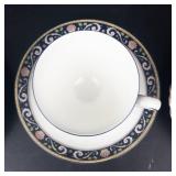 Teacups with Saucers - Assorted Floral Patterns (Set of 3)