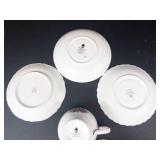 Teacups with Saucers - Assorted Floral Patterns (Set of 3)