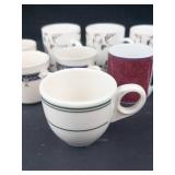 Demitasse Teacups - Set of 9