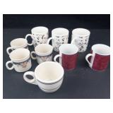 Demitasse Teacups - Set of 9