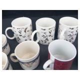 Demitasse Teacups - Set of 9
