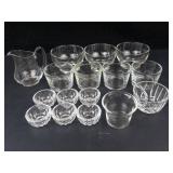 Glass Bowls - Clear Small Glass Bowls (Lot of 16)