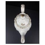 Johann Haviland Bavaria Teapot - Floral Rose Pattern with Gold Trim
