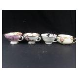Teacups - Floral Patterns (Lot of 4)