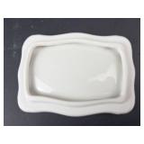 Jeannette Glass Louisa Candy Dish & Wilhelm Kunst Hand-Painted Porcelain Ashtray Box