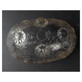 Jeannette Glass Louisa Candy Dish & Wilhelm Kunst Hand-Painted Porcelain Ashtray Box