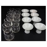 Sakazuki Guinomi Sake Cups (Set of 8) & Roly-Poly Glass Cocktail Cups (Set of 11)