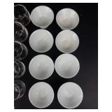 Sakazuki Guinomi Sake Cups (Set of 8) & Roly-Poly Glass Cocktail Cups (Set of 11)