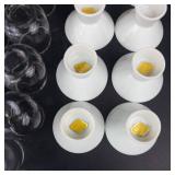 Sakazuki Guinomi Sake Cups (Set of 8) & Roly-Poly Glass Cocktail Cups (Set of 11)