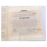 Knowles The Ship Builder Norman Rockwell Limited Edition Plate - Heritage Collection 9923 I