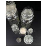Glass Jars & Canisters - 7 Pieces