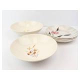 Taylor Smith & Taylor Autumn Harvest Bowls (2) & Stetson Rio Cereal Bowls (3) (Lot of 5)