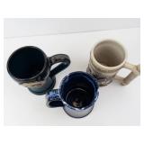 Budweiser Clydesdale Hitch Stein & Minnesota Renaissance Festival Mugs (Lot of 3)