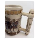 Budweiser Clydesdale Hitch Stein & Minnesota Renaissance Festival Mugs (Lot of 3)