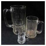 Silver Dollar City Beer Stein & Glass Mugs (Lot of 3)