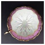 Royal Sealy China Pink & Gold Luster Teacup & Saucer Set - Japan