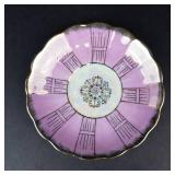 Royal Sealy China Pink & Gold Luster Teacup & Saucer Set - Japan