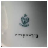 Porcelain Creamer & Lidded Sugar Bowl Set - Floral Roses, Gold Trim, Germany