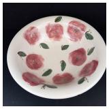 Rose Pattern Ceramic Dinnerware Set - Bowl, Plate & Oval Platter