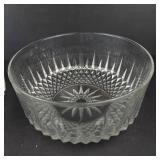 Starburst Cut Glass Bowl - 9-Inch Diameter