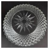 Starburst Cut Glass Bowl - 9-Inch Diameter