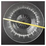 Starburst Cut Glass Bowl - 9-Inch Diameter