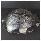 Jeannette Iris & Herringbone Ruffled Edge Bowls (Lot of 2)