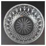 Crystal Cut Glass Bowl - Starburst Pattern, 6.5in Diameter