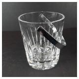 Ice Bucket - Vintage Cut Crystal With Swing Handle