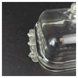 Mikasa Walther Kristallglas White Dish - Rectangular Glass Serving Dish With Lid