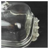 Mikasa Walther Kristallglas White Dish - Rectangular Glass Serving Dish With Lid