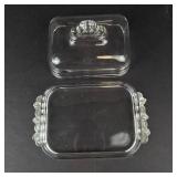 Mikasa Walther Kristallglas White Dish - Rectangular Glass Serving Dish With Lid