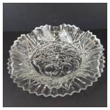 Indiana Glass Paneled Daisy & Fine Cut Rectangular Serving Bowl