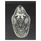 Anchor Hocking Star of David Glass Gondola Dish