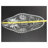 Anchor Hocking Star of David Glass Gondola Dish