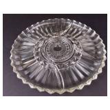 Indiana Glass Vintage 5-Part Divided Relish Platter