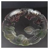 Crystal Clear Studios Casandra 14-Inch Buffet Platter - Made in Japan