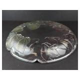 Crystal Clear Studios Casandra 14-Inch Buffet Platter - Made in Japan