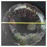 Crystal Clear Studios Casandra 14-Inch Buffet Platter - Made in Japan