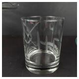 GMHC Engraved Glassware Set - Cake Platter on Stand, 2 Totem Pole Plates (Lot of 6)