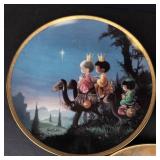 Precious Moments Plates - The Carpenter; Flight Into Egypt; They Followed the Star