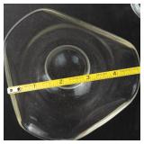 Glass Bowls - 4-Piece Clear Glass Set (Lot of 4)