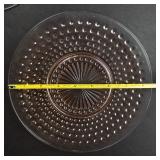 Pink Glass Plates (Lot of 3)