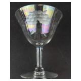 Iridescent Glassware Set - 2 Wine Goblets & 2 Champagne Glasses