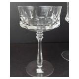 Mikasa Marquis Crystal Goblets - Vintage Set of 9