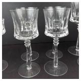 Mikasa Marquis Crystal Goblets - Vintage Set of 9