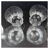 Mikasa Marquis Crystal Goblets - Vintage Set of 9