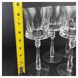 Mikasa Marquis Crystal Goblets - Vintage Set of 9